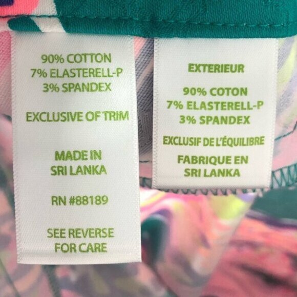 LILLY Pulitzer Kelly Ankle Length Pant in Safari Sighted  Size 0 - Picture 7 of 9